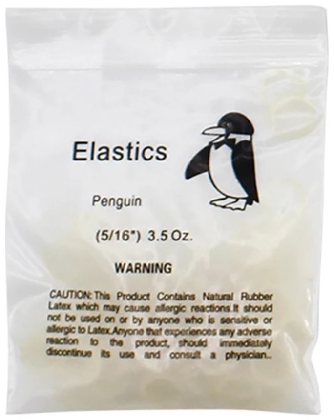 Ormco эластичная тяга Elastics Penguin 3.5 oz 5/16 100 шт