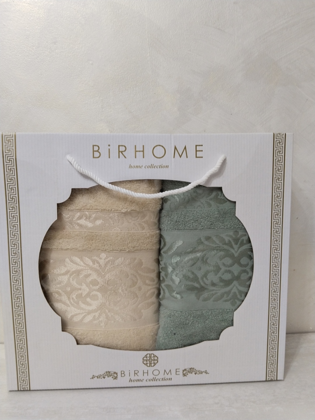Набор полотенец Birhome 140x70 см, хлопок, махровая ткань, 2 шт,