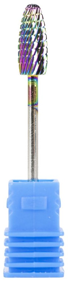 Насадка ELPAZA M 3/32" Flame фреза кукуруза, пламя насечка синяя 1 шт