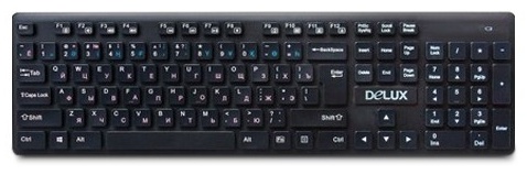 Клавиатура Delux DLK-150 черный