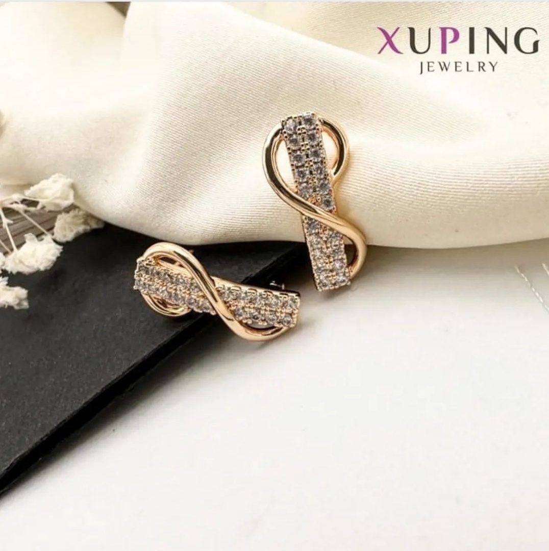 Купить Серьги Xuping Jewelry N медицинская сталь, фианит в Алматы ...