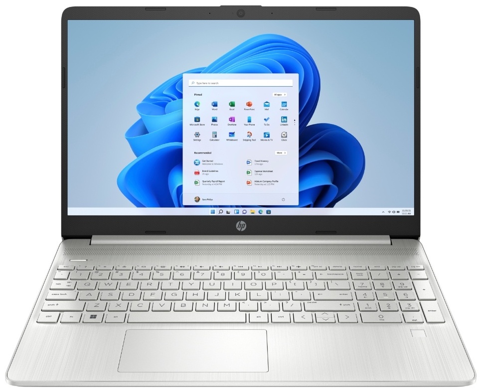 Ноутбук HP 15s 15.6" / 8 Гб / SSD 512 Гб / Без ОС / 15s-fq5033ci / 725V9EA