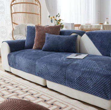 Makhome дивандек для дивана Геометрия 321 синий 210x90, 160x90, 90x90 см