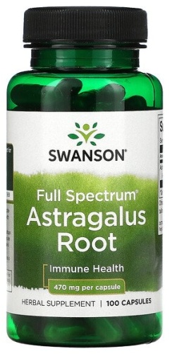 Swanson БАД Full Spectrum Astragalus Root 470 мг 100 капсул