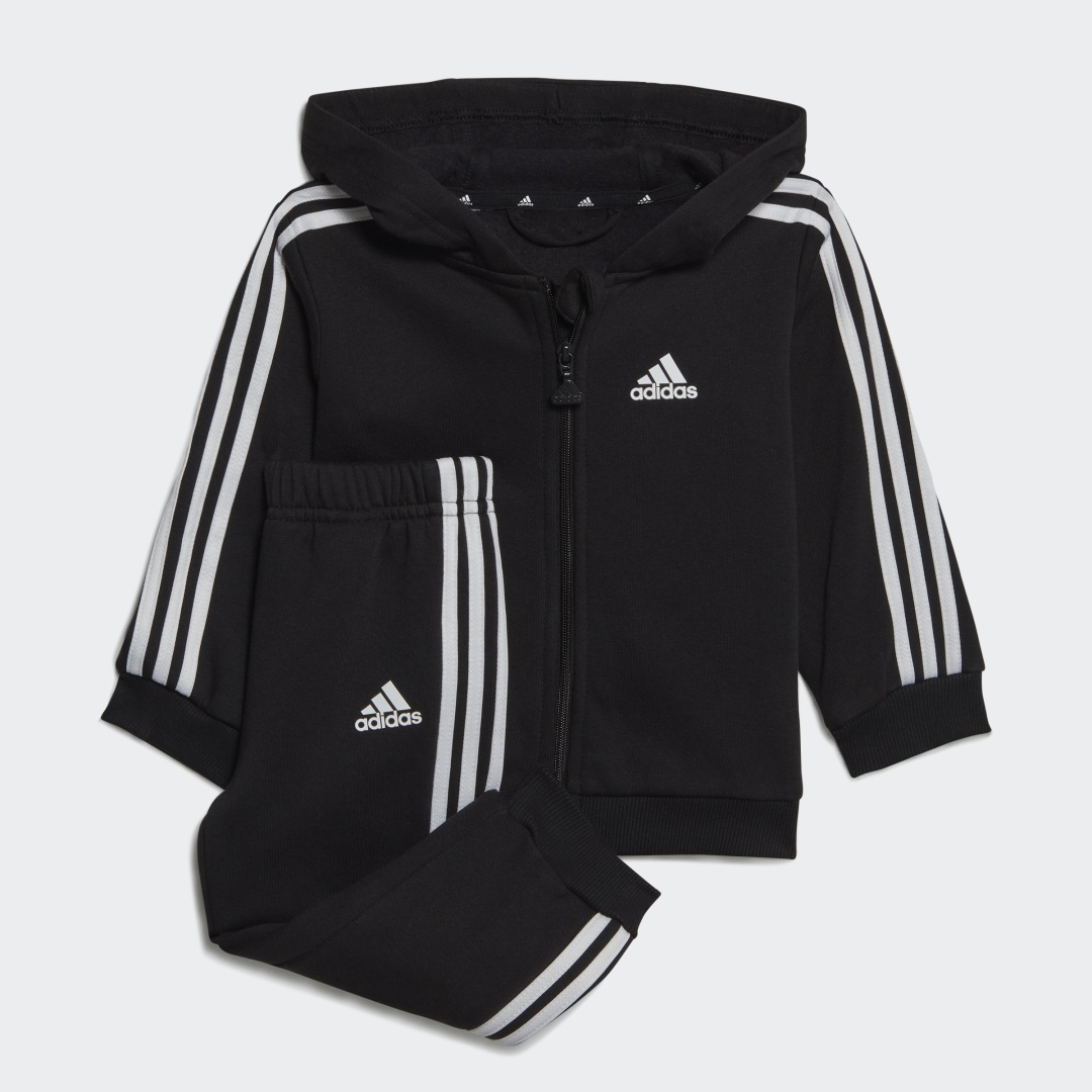 Комплект adidas I 3S FZ FL JOG черный