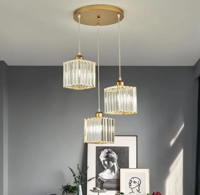 Люстра подвесная SHUAQ LED, кол-во ламп: 3 шт