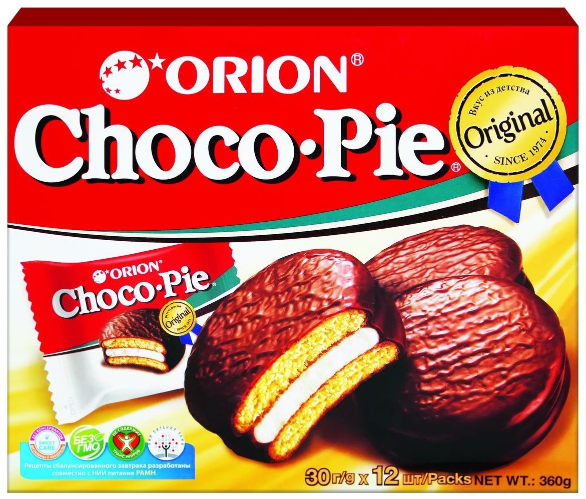 Купить Печенье ORION Choco Pie Original 360 г в Алматы – Магазин на ...