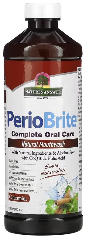 Nature's Answer Cinnamint ополаскиватель мятный 480 мл