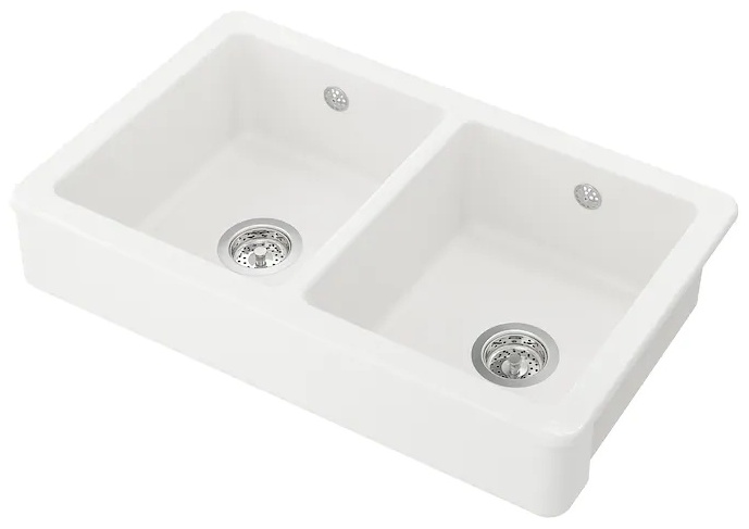 Купить Кухонная мойка IKEA Хавсен 192.502.68 White в Алматы – Магазин ...