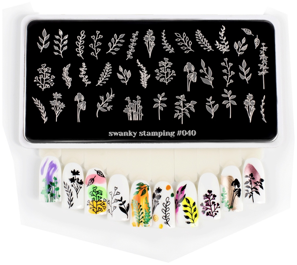 Swanky Stamping пластины №040