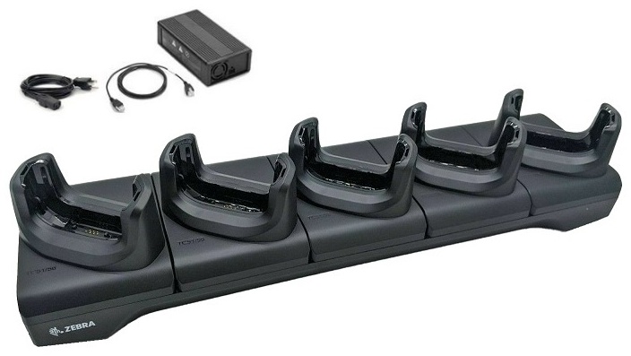 Зарядная подставка Zebra CRD-TC51-5SCHG-01 черный