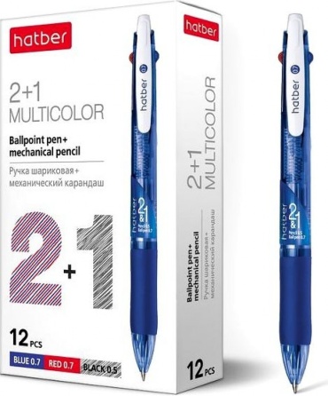 Hatber BP_058658 1 шт, цвет чернил красный, синий