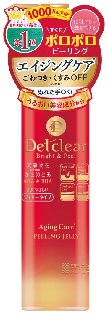 Meishoku пилинг Detclear Bright&Peel Aging Care Jelly 180 мл
