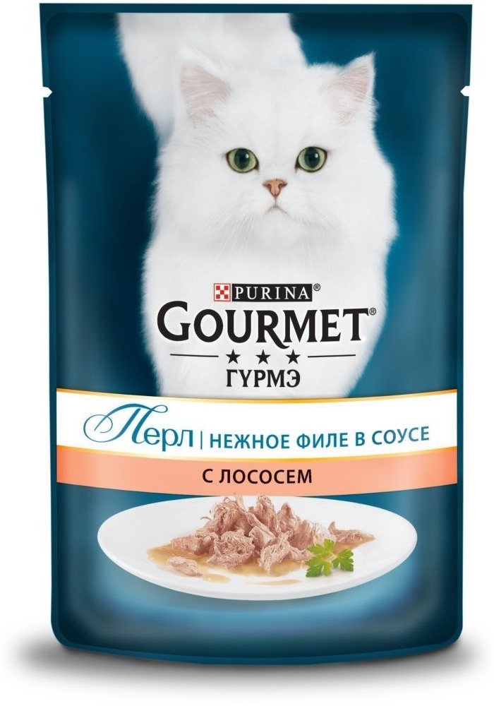 Купить Корм Gourmet кусочки в соусе лосось 90 г 1 шт в кредит в Алматы ...