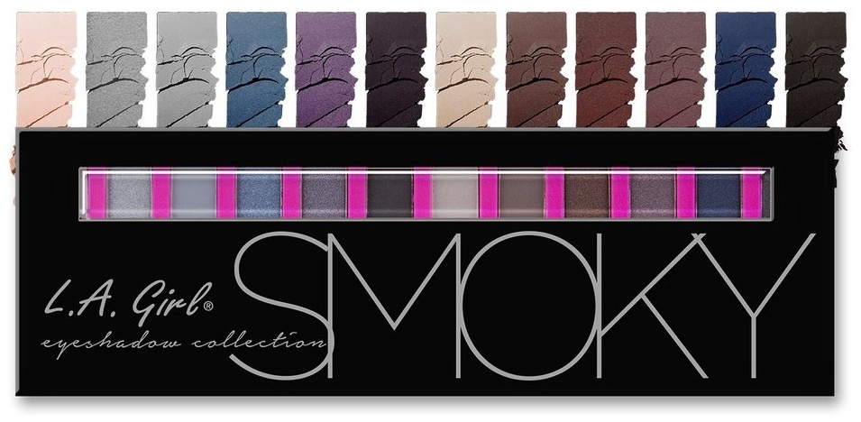 L.A. Girl тени прессованные Smoky