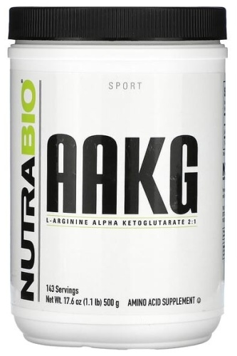 NutraBio Labs AAKG нейтральный 500 г