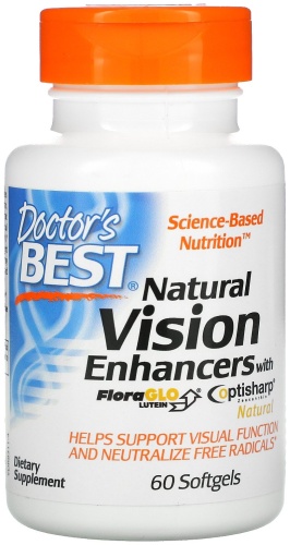 Doctor's Best для улучшения зрения 60 капсул