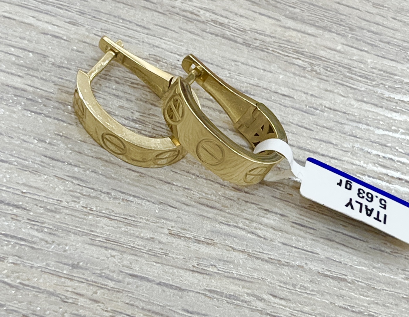 Купить Серьги Exclusive Gold 8654445 вес 5.63 г золото, без вставок в ...