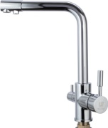 Смеситель для кухни (мойки) НЕПТУН 043 хром, двухзахватный