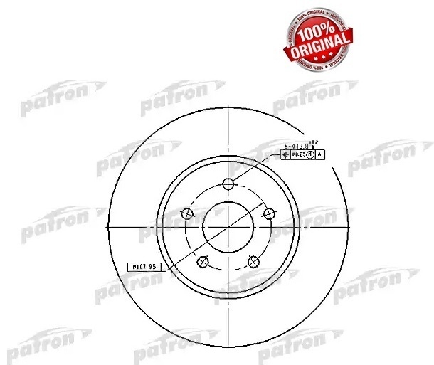 Диски PATRON передние PBD4147