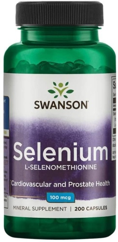 Swanson БАД Selenium 100 мкг 200 капсул
