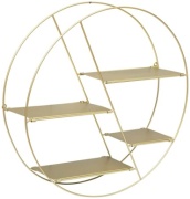 Полка Atmosphera Lara, 50х13x50 см, золотистый