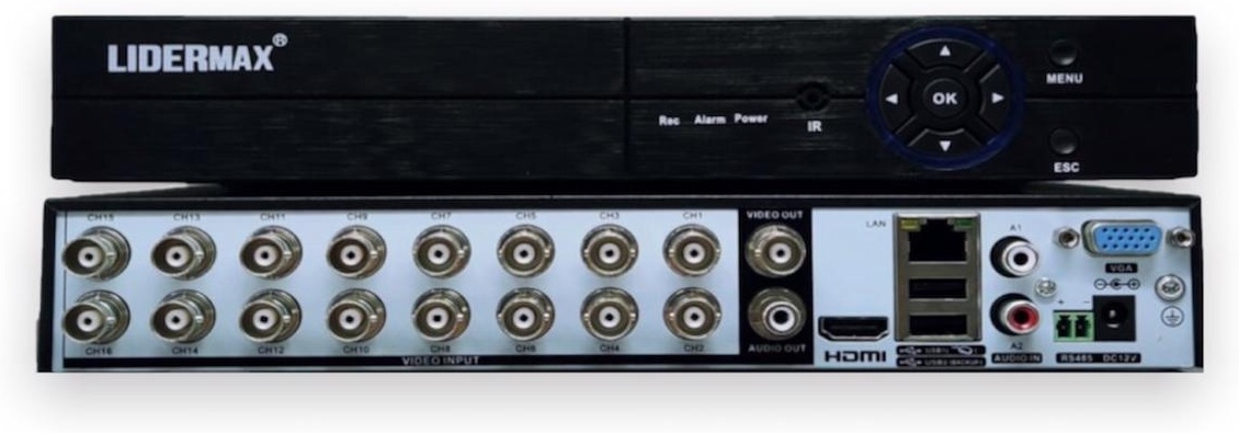 Купить Видеорегистратор LIDERMAX DVR (аналоговый) 16к 5мр Гибридный в ...
