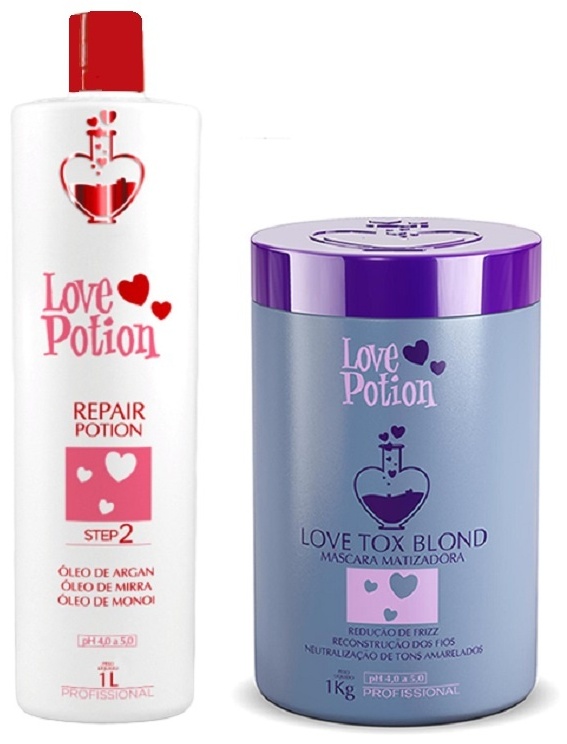 Love potion Love Tox Blond and Repair Potion набор по уходу за волосами для женщин