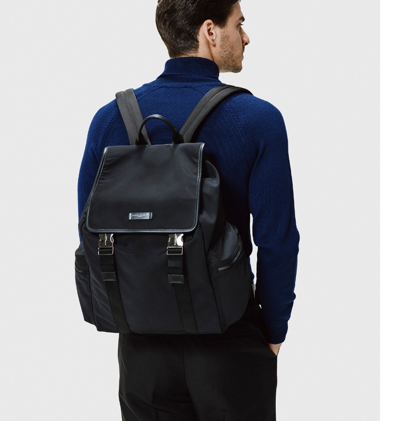 Рюкзак Gianni Chiarini натуральная кожа, нейлон черный