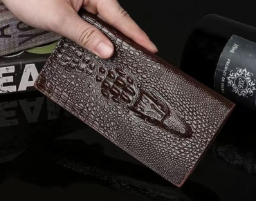 Портмоне MD Collection искусственная замша коричневый
