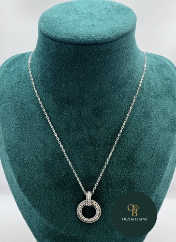 OLZHA BRAND Sep3 длина 45 см, вес 4.2 г серебро, плетение якорное