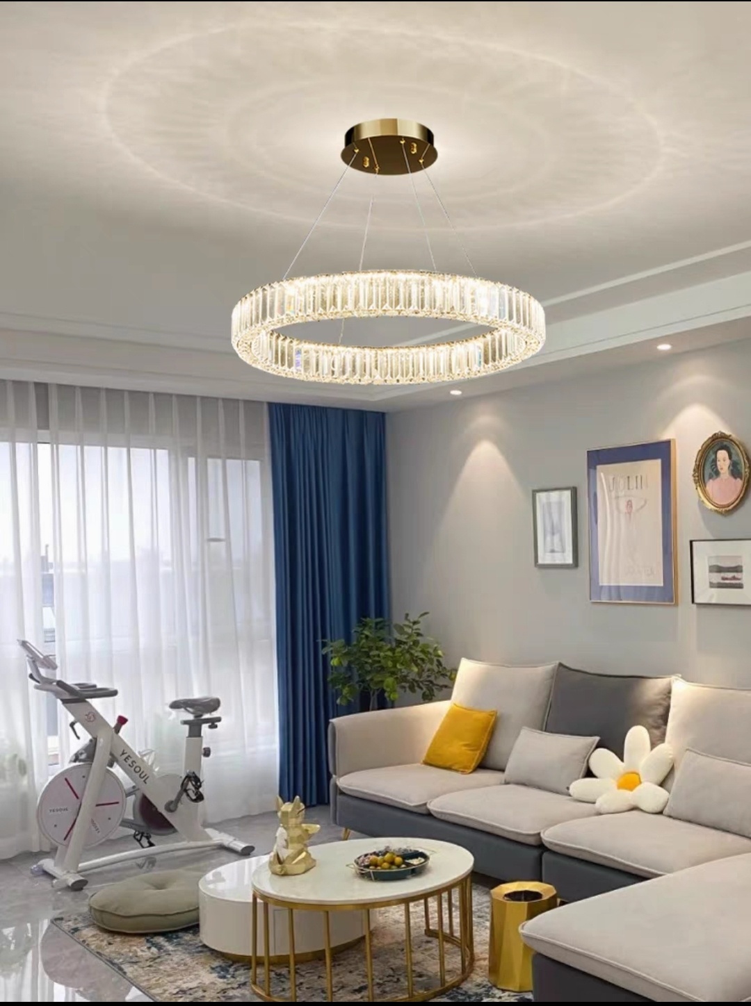 Люстра подвесная LUQY Light LED, кол-во ламп: 1 шт