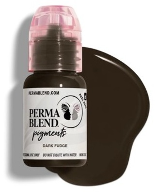 Perma Blend Dark Fudge пигмент Темно-коричневый оттенок с холодным основным тоном и холодным подтоном. 15 мл