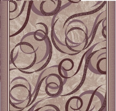 Ковровая дорожка Carpets Vitebsk короткий ворс, полиамид, войлок, 150 см x 3 м