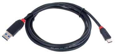 Кабель Lindy USB TypeC (M), USB 3.2 Gen 2 (M), 1.5 м, USB 3.2 Gen 2 Kabel Typ A auf C черный