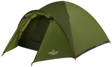 Палатка Maclay треккинговая 3-местная зеленый
