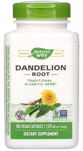 Nature's Way БАД Dandelion Root 525 мг 180 капсул