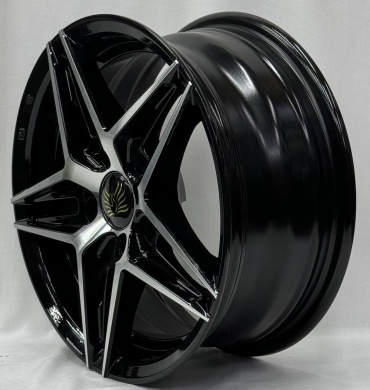 Bai Wheels 3350 6x14/4x100 D67.1 ET35 4 диска черный, серебристый