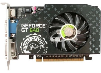 Видеокарта Point of View GeForce GT 640 F-VGA-640-C1-1024 1GB