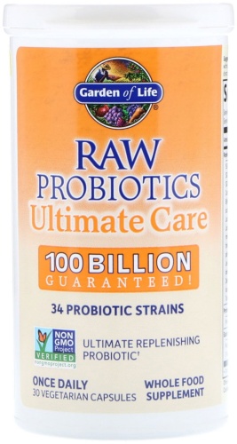 Garden of Life RAW Probiotics Ultimate Care капсулы 30 шт