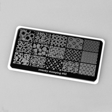 Swanky Stamping Пластина для стемпинга 002