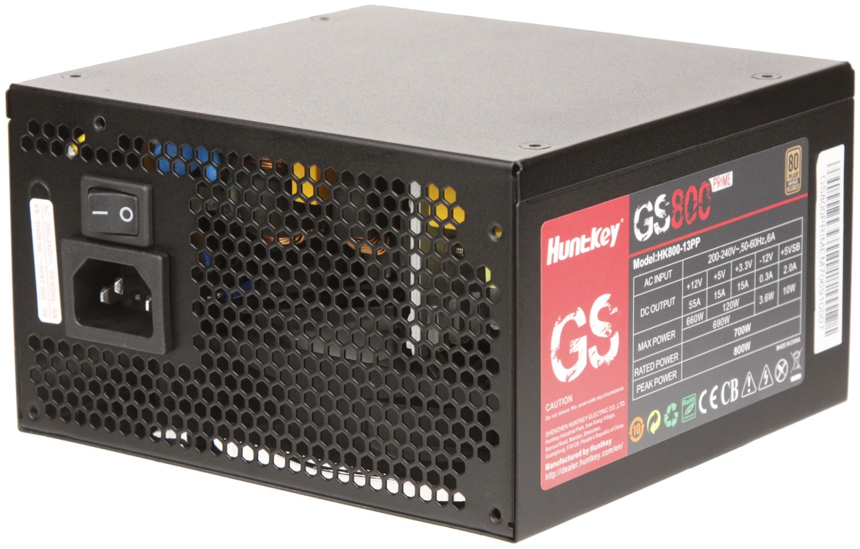 Блок питания HuntKey GS800 Prime 700 Вт
