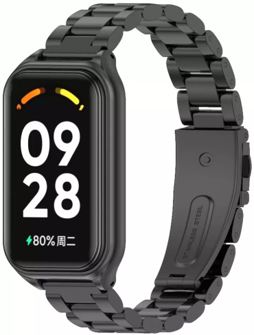 Ремешок MindStore для Redmi Smart Band 2, Smart Band 8 Active черный