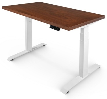 Стол компьютерный StolStoya Titan, 160х80x63 см, белый, темно-коричневый