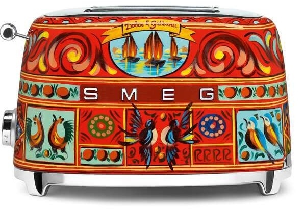 Тостер Smeg Dolce&Gabbana TSF01DGEU оранжевый
