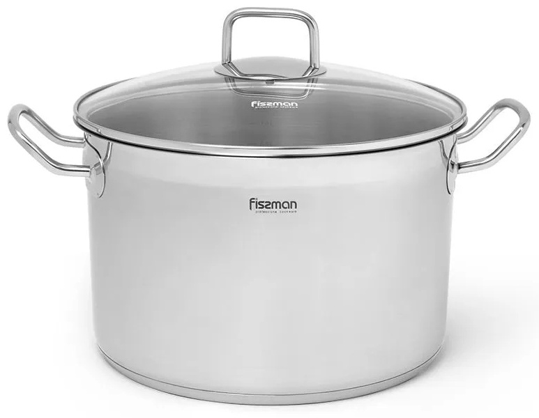 Кастрюля 8.1 л, Fissman Tahara 5306 нержавеющая сталь