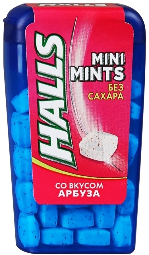 Halls mini mints. Halls Mini Mints Арбуз 12.5г *12*24. Холс мини. Halls драже. Halls Mini Mints конфеты со вкусом арбуза.