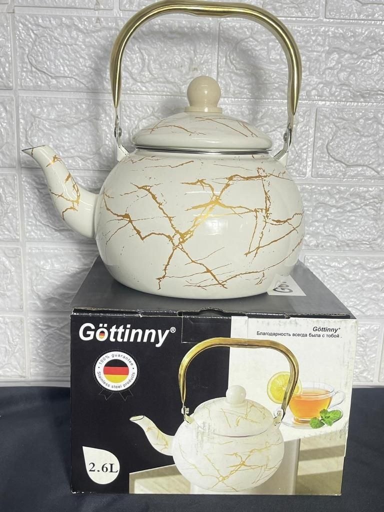 Gottinny чайник 369086 2.6 л, эмалированный алюминий