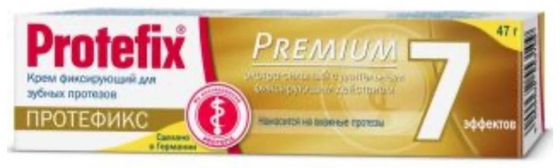 Купить Крем Protefix Премиум фиксация зубных протезов нейтральный вкус ...