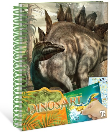 DinosArt Набор Серия Dino аппликаций наклейками по номерам